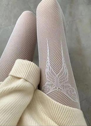 🖤 Колготки с узором
