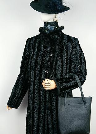 Пальто с тиснением под каракуль jolly 52-54 наш