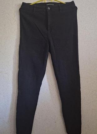 Чорні джинси жіночі cropp #denim, розмір: 38