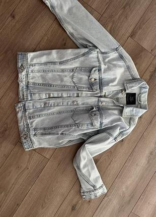 Джинсовка oversize stradivarius 2