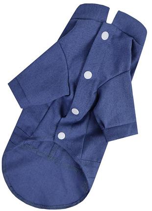 Сорочка лляна джинс rub-57 3