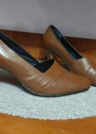 Туфли классические кожаные bemil milano из италии роз, 39.5( укр.)
