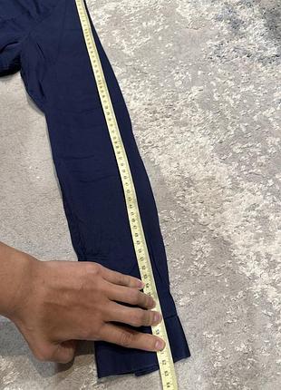 Сорочка синя slim fit zara s 8
