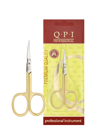 Ножницы для удаления кутикулы маникюрные qpi professional изогнутые 10 см mh-202 daily skin care