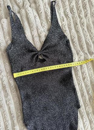 Блискучий боді bershka 6