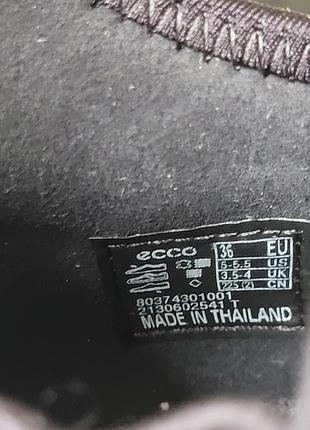 Кросівки шкіряні оригінал ecco zipflex 803743 рр.36 8
