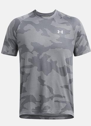 Спортивна камуфляжна футболка under armour velocity jacquard