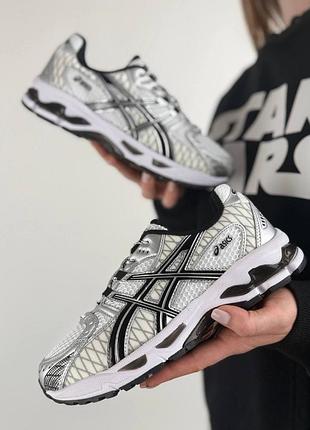 Жіночі кросівки asics gel-nimbus 10.1 white silver black
