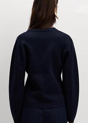 Темно синій кардиган m&s 5