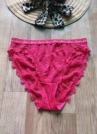 Изысканные кружевные трусики m/l marks &amp; spenser