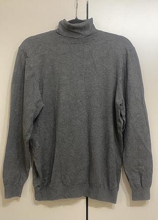 Базовий сірий  гольф zara (розмір m) • без дефектів