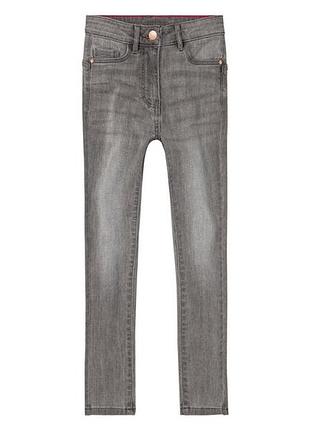Джинсы skinny с регулируемой талией для девочки pepperts lycra® 377537 146 см (10-11 years) серый