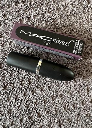 Помада mac smoked purple 3