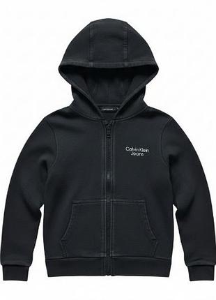 Оригинальное зип-худи кофта calvin klein jeans на 3 года (98 см).