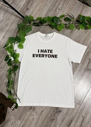 Футболка «i hate everyone»