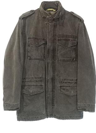 Куртка-парка  чоловіча утеплена з капюшоном camel active (gr. 102 / l-xl на високий зріст хакі олива