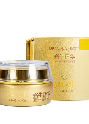 Антивозрастной крем для лица с муцином улитки bioaqua snail bqy45973 daily skin care