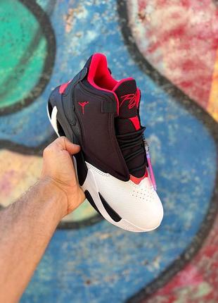 Nike jordan aura 4 white red black 2