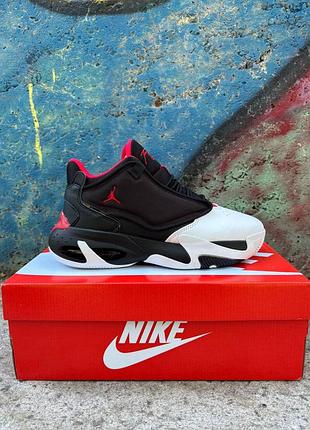 Nike jordan aura 4 white red black 9