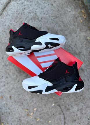 Nike jordan aura 4 white red black 5