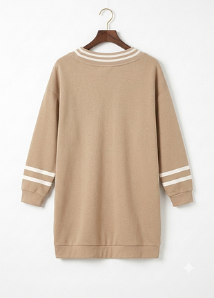 Удлиненный свитшот-туника, оверсайз. 3