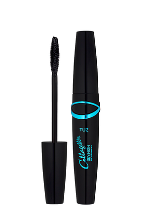 Тушь для ресниц подкручивающая водостойкая tuz collagen sky-high curves mascara 0538 daily skin care