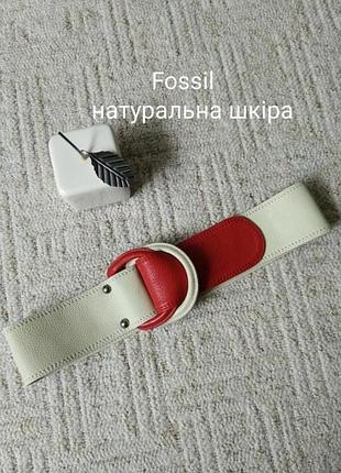 Ремень fossil кожаный размер м