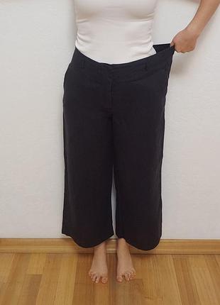 Лляні брюки h&m 4