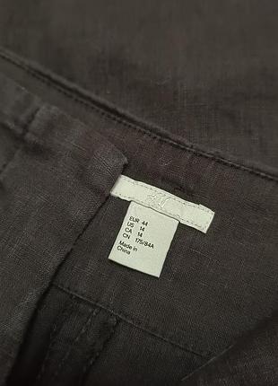 Лляні брюки h&m 9