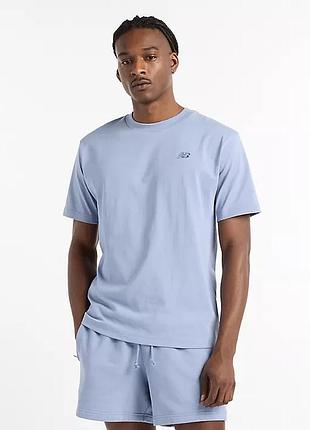 Футболка чоловіча new balance блакитна