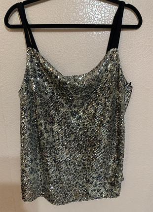 Вечірній топ на бретелях від британського бренду m&co (лінійка m&co boutique).