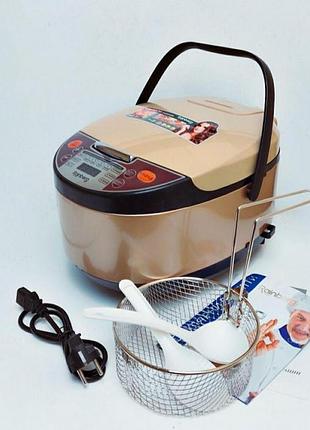 Мультиварка rainberg rb-6207 с фритюрницей 12 программ 1500w 5