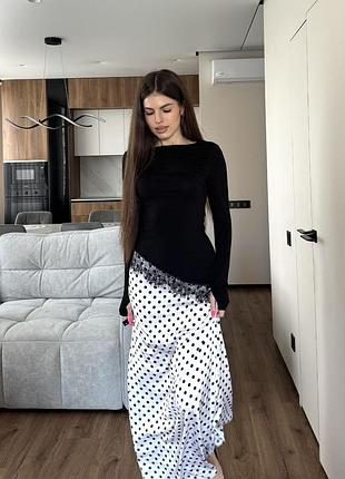 Лонгслів з мереживом 9