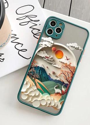 Чехол для apple iphone 7 / 8, se 2020 alitek природа птицы солнце green