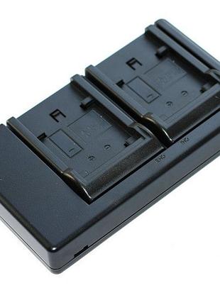Зарядное alitek usb для 2-х аккумуляторов panasonic cgr-d54 / d28 / d320, vw-vbn390 / vbn260, vw-vbd58 / vbd29