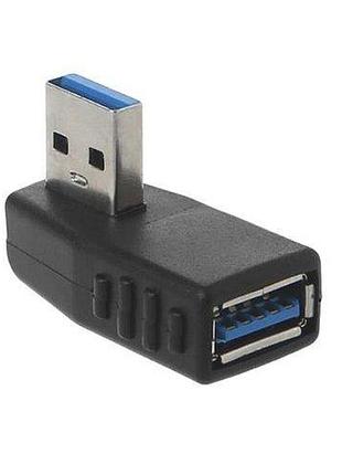 Адаптер переходник угловой usb 3.0 m/f (папа-мама) alitek правый right