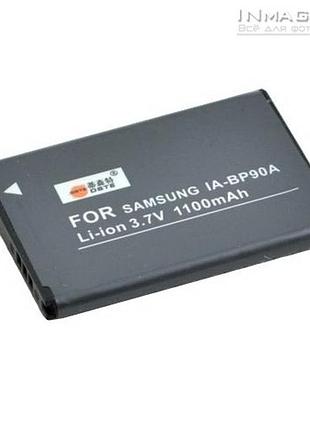 Акумулятор для фотоапарата samsung ia-bp90a, 1100 mah.