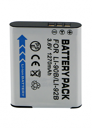 Акумулятор для фотоапарата olympus li-92b, 1270 mah.