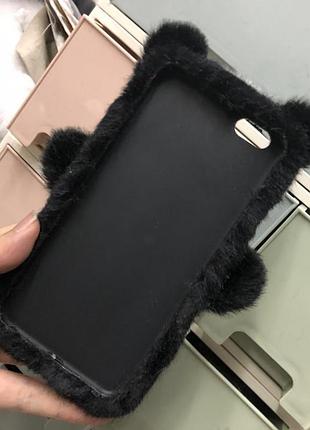 Чехол / панель alitek для apple iphone айфон xr панда black (плюш) 7