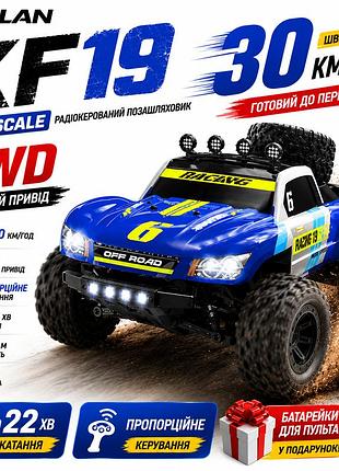 Машинка на радіокеруванні kfplan kf19 4wd 1:18 до 30 км/год rc позашляховик на пульті керування | радіокерована машинка
