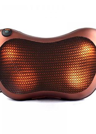 Подушка роликова масажна автомобільна massage pillow qy-8028