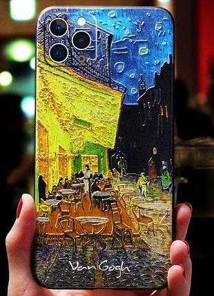 Панель чехол для apple iphone 11 pro alitek art винсент ван гог ночная терраса кафе