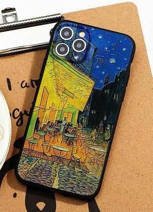 Панель чохол для apple iphone 11 pro alitek art вінсент ван гог нічна тераса кафе 4