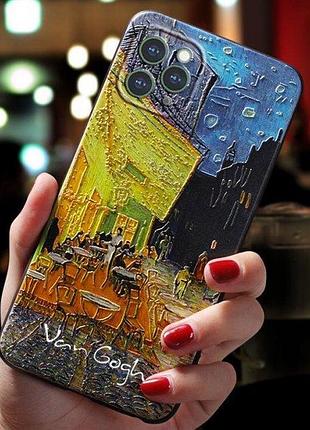 Панель чохол для apple iphone 11 pro alitek art вінсент ван гог нічна тераса кафе 5