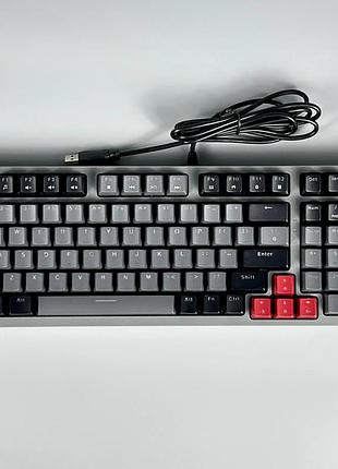 Клавиатура ведущая механическая jedel kl-114 с rgb-подсветкой черный 59687