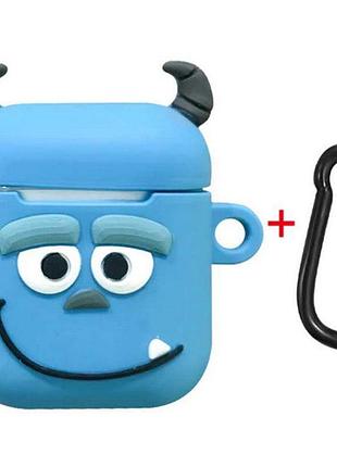 Чехол + карабин для apple airpods disney design alitek sullivan