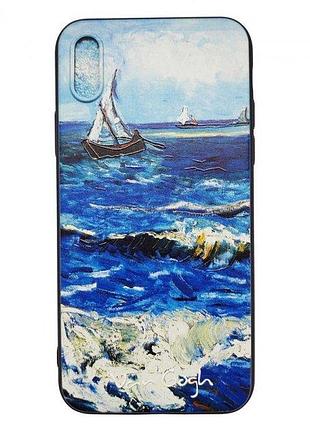 Чохол для apple iphone x і xs alitek art ван гог морський пейзаж у сент-марі