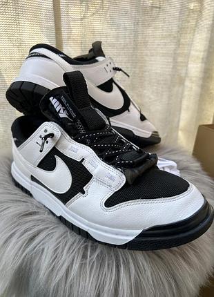 Оригінальні чоловічі кросівки nike dunk low jumbo reverse panda white/black 🐼😍