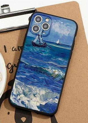 Чохол для apple iphone 7 plus / 8 plus alitek art ван гог морський пейзаж у сент-марі