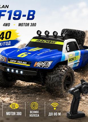 Машинка на пульті kf19 4wd, радіокерований монстр-трак 1:18, повний привод, до 40 км/год, дитячий позашляховик